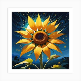 Sunflower 13 Art Print