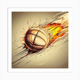 A Volleyball Spike Vector Design Illustration 1718706193 1 Art Print