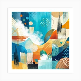 Abstract Cityscape 2 Art Print