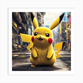 Pokemon Pikachu 1 Art Print