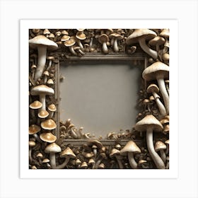 Mushroom Frame 8 Art Print