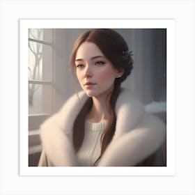 Chinese Girl Art Print