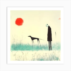 Dogs And Their People VIII Art Print