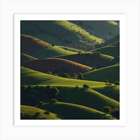 California Hills Art Print