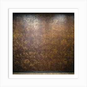 Photography Backdrop PVC brown painted pattern 5 Art Print