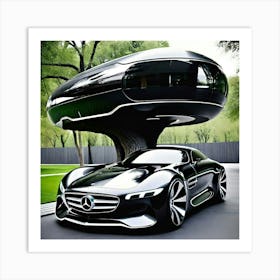 Mercedes Concept Car Art Print