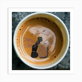 Coffee Cup Art Art Print