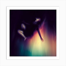 Girl In A Cave Art Print