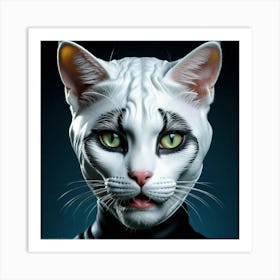 Cat'S Face Art Print