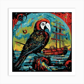 Parrot 5 Art Print