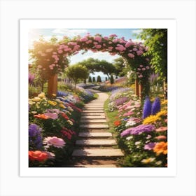 Garden Path Art Print