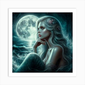 Mermaid 48 Art Print