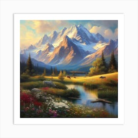 Mountain Art Print