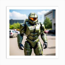 Halo Master Chief 4 Art Print