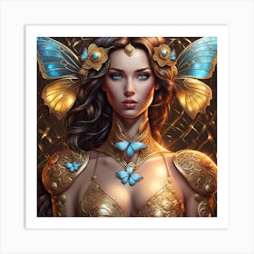 Fairy With Wings 1 Art Print