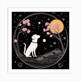 Chinese zodiac dog Art Print