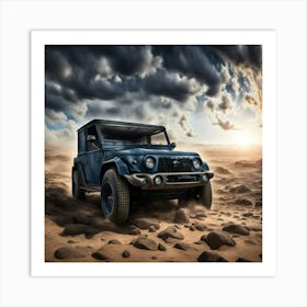 Jeep Wrangler Art Print