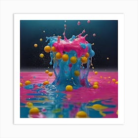 Splash Of Color Art Print