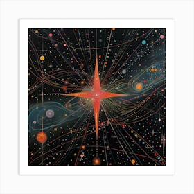 Cosmology Of The Universe Art Print