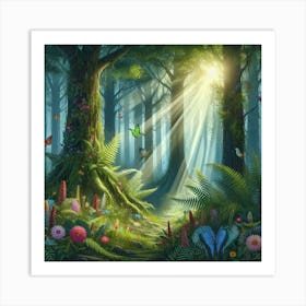 Fairy Forest 5 Art Print