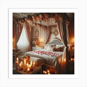 Romantic Bedroom 2 Art Print