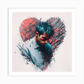 Heart Of A Man Art Print