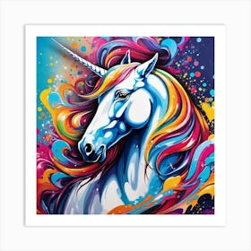 Unicorn Painting 1 Art Print