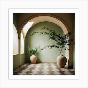 Room With Plants 2 Art Print