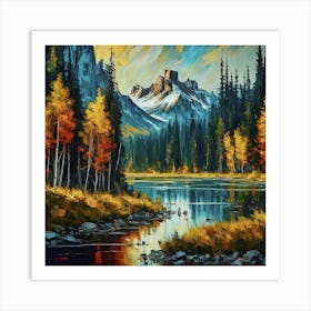 Mountain View Art Print