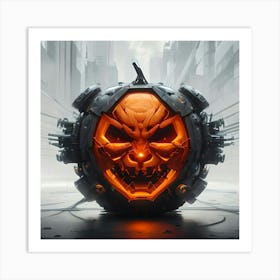 CyberPumpkin Art Print