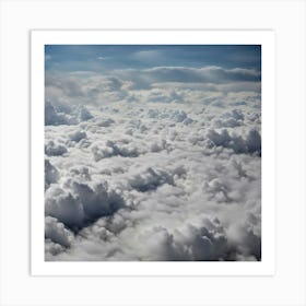 Clouds From An Airplane Art Print