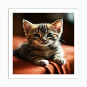 Cute Kitten Art Print