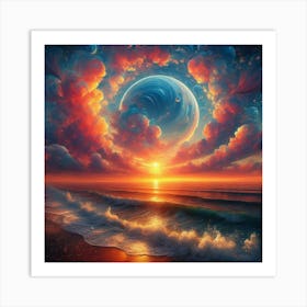 Psychedelic Painting Art Print