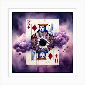 King Of Hearts Art Print