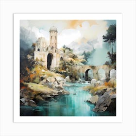 Amalfi's Charm Unveiled Art Print