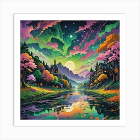 'A Fairytale Landscape' Art Print