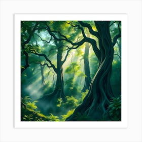 Forest 6 Art Print