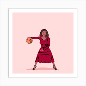 Balling Oprah Art Print
