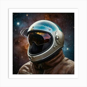 Astronaut In Space Art Print