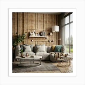 Modern Living Room 3 Art Print