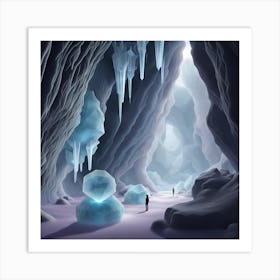 Ice Cave 1 Art Print