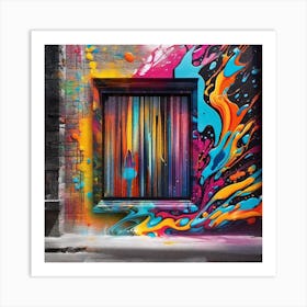 Melbourne Street Art Art Print