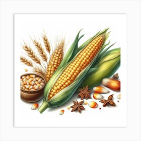 Corn 2 Art Print