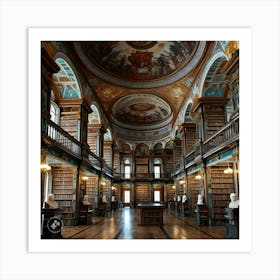 Library Of The University Of Vienna 1 Art Print