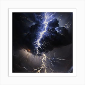 Lightning Storm 8 Art Print