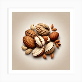 Nuts As A Logo (35) Art Print