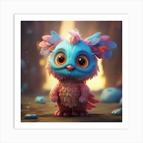 Owl Bird Art Print