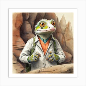 Gecko 6 Art Print