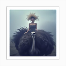 Ostrich Art Print