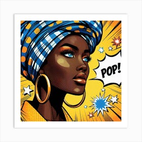 Jumoke Pop African Woman Art Print